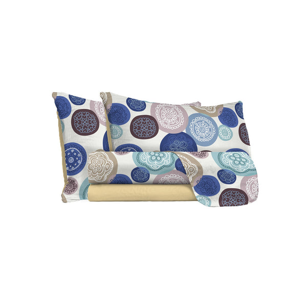 sconto Set lenzuola stampa sopra Sotto e Federe Murrine Varie Misure