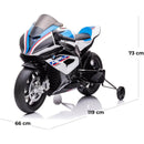 Moto Elettrica per Bambini 12V con Licenza BMW HP4 Race Bianco