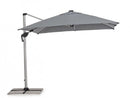 Ombrellone da Giardino Decentrato 3x3x2,65h m Ines Grigio Scuro con Led 