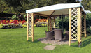 Gazebo da Giardino con Grigliati 3x3m in Legno
