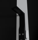 Colonna Doccia Idromassaggio in ABS Relax Nero Opaco