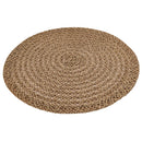 Set 4 Tovagliette Ø38x0,3 cm  in Lino e Poliestere VdE Tivoli 1996 Shades of chocolate