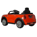 Macchina Elettrica per Bambini 12V con Licenza Mini Cooper Cabrio Bianca