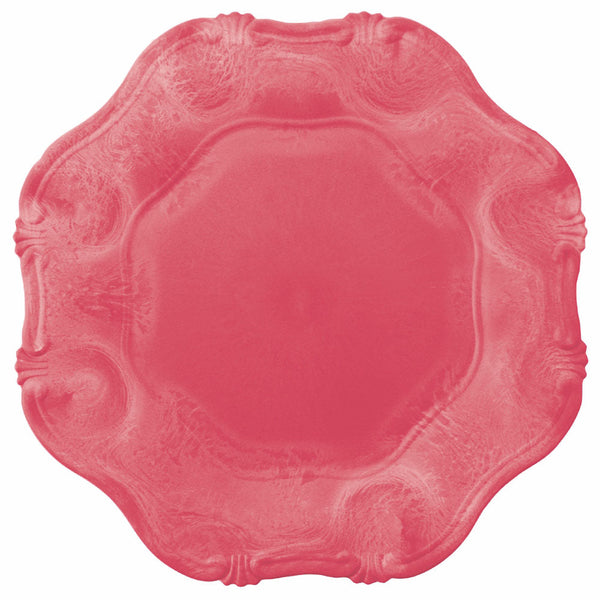 sconto Set 6 Sottopiatti in Plastica Ø 34cm Villa d'Este Hippy Smerlato Amarena
