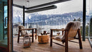 Stufa Elettrica ad Infrarossi 125x20,1x5,8 cm da Soffitto 1800W in Alluminio Moel Hot-Top Nera