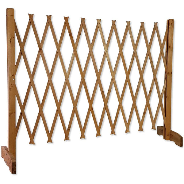 Recinzione Recinto Cani Legno Cancello Divisorio Regolabile 117cm Pieghevole acquista