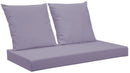 Cuscini per Pallet 120x80 cm Seduta e Schienale in Similpelle Mariotti Belem Lilla