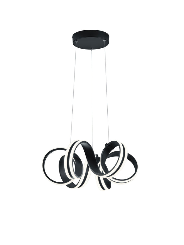 Lampada a Sospensione da Interno a LED in Metallo Nero Opaco prezzo