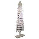 Albero di Natale in Legno di Paulownia H180cm Bianco
