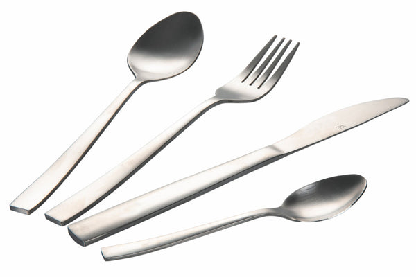 Servizio Set di Posate 24 Pezzi in Acciaio Matt Villa d'Este Home Tivoli Modern prezzo