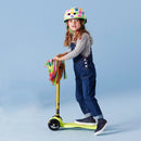 Monopattino 3 ruote Telescopico Max 70Kg Micro Maxi Deluxe Giallo