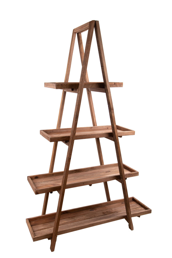 Scaffale Portavasi 4 Livelli 120x43 H 182 cm Legno acquista