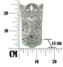 Vaso Petal Bianco Ø14x25,5 cm Porcellana Azzurro