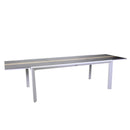 Tavolo Allungabile da Giardino 200/300,5x104xh76 cm in Alluminio Riverside Bianco
