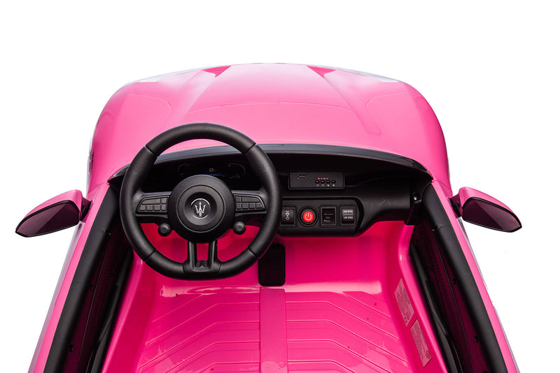 Macchina Elettrica per Bambini Licenza Maserati Folgore 12V Rosa