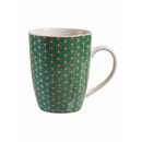 Set 3 Tazze Ø8,5x11 cm in Bone China VdE Tivoli 1996 Geometric