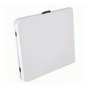 Tavolo Catering Pieghevole 150x70x74 cm cm in Acciaio Bianco