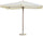 Ombrellone da Giardino in Legno 3x4m Palo 48mm Morel Ecrù