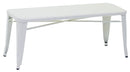 Panca in Metallo Bristol Bianco