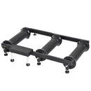 Rullo Bici Allenamento Lunghezza regolabile Nero 49x16x82-130 cm 