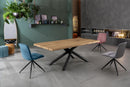 Tavolo Allungabile 160/240x90x76 cm in Rovere Impiallacciato Spike Naturale