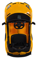 Macchina Elettrica per Bambini 12V con Licenza Lamborghini Aventador SVJ Small Giallo