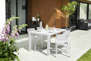 Set 6 Sedie da Giardino Keter Julie 61,5x58,5x79 cm Effetto Legno Bianco 
