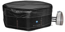 Vasca Idromassaggio da Esterno Gonfiabile Riscaldata 5/6 Posti 185x185x70 cm NetSpa Python Nera