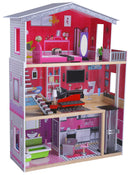 Casa per Bambole 3 Piani 83x32x115cm in Legno Miller Villino Fashion
