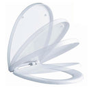Copriwater Universale Copri WC Coprivaso Chiusura Lenta Sedile Bianco 37x44 cm