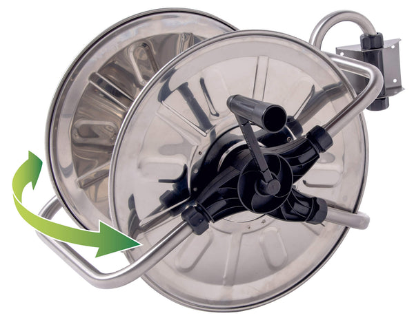 Avvolgitubo Manuale da Muro 50 mt Tubo Ø1/2” in Acciaio Inox Agrati prezzo