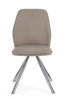 Set 4 Sedie 44x62x88h cm Maxwell Pu Tortora 