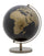 Mappamondo Bronzo Ø25x34 cm Plastica e Ferro Nero e Oro