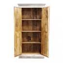 Armadio Zach 90x40x180 h cm in Legno Bianco