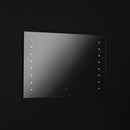 Specchio con Lampada a LED in 90x2,5x65cm TFT Ellen Specchio