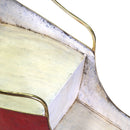 Slitta in Metallo rosso cm 162x65xh98