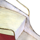 Slitta in Metallo rosso cm 162x65xh98