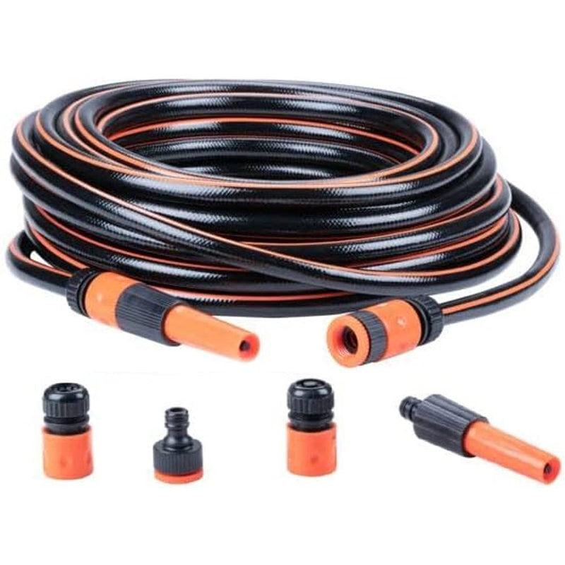 Connettori Rapidi Per Tubo Da 3/4'' - 2 Pezzi Femmina Per Rubinetto E Spruzzo - Nero/Blu