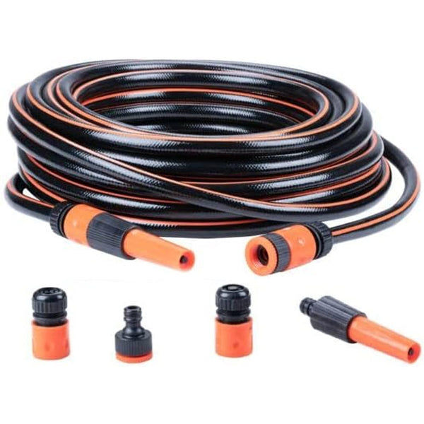 online Tubo Pompa dell'Acqua da Giardino 20 Metri Ø13 con 5 Raccordi Max 6 Bar in PVC Black & Decker