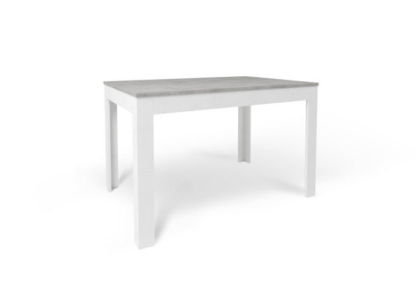 prezzo Tavolo Allungabile 120/170x80x75 cm Cemento e Ossido Bianco