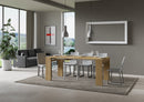 Consolle Allungabile 90-300x42x77 cm in Nobilitato Marrone