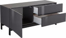Mobile TV 1 Anta 2 Cassetti 110x40x47,7 cm Metis Bianco Lucido