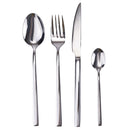 Servizio Set di Posate 24 Pezzi in Acciaio Inossidabile 18/8 VdE Tivoli 1996 Luxury Argento