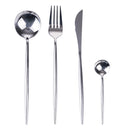Servizio Set di Posate 24 Pezzi in Acciaio Inox VdE Tivoli 1996 Preciosa Silver
