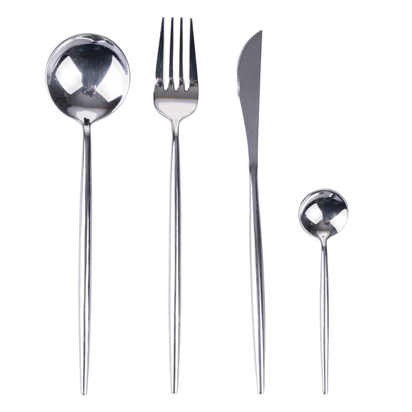 online Servizio Set di Posate 24 Pezzi in Acciaio Inox VdE Tivoli 1996 Preciosa Silver