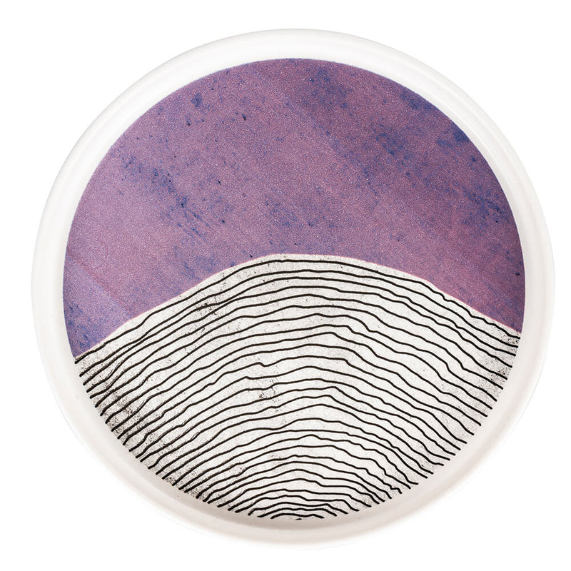 Set 4 Piatti Frutta Ø21x2,5 cm  in Ceramica VdE Tivoli 1996 Switch