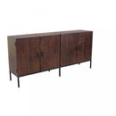 Mobile Hank 180x40x85 h cm in Legno Marrone