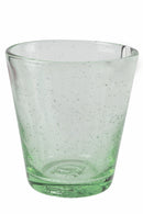 Set 6 Bicchieri per Acqua in Vetro 250 ml Villa d'Este Home Tivoli Verde Chiaro Cancun Satin