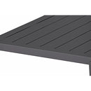Tavolo da Giardino Allungabile 82/163x82xH75 cm in alluminio Lipari grigio