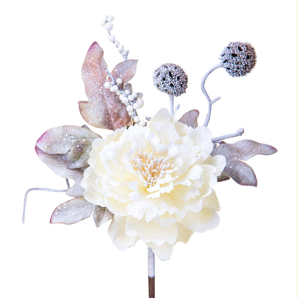acquista Set 24 Pick Rosa H23 cm Crema